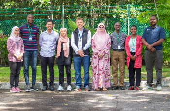 Participants and trainers of the molecular disease diagnostic training program at WorldFish, Penang, Malaysia. Photo: Sam Shng Shng/WorldFish